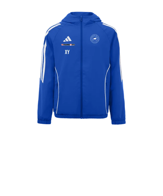 adidas Tiro 24 Windbreaker Kids Blau Weiss Union Haag