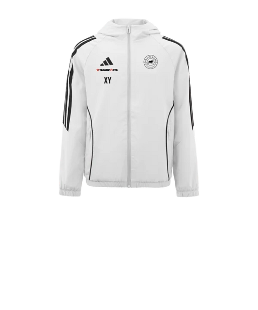 adidas Tiro 24 Windbreaker Kids Weiss Schwarz Union Haag