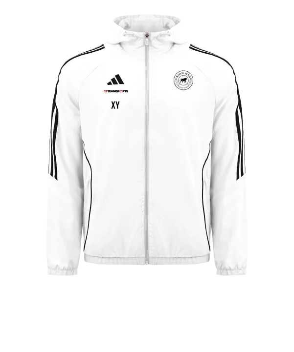 adidas Tiro 24 Windbreaker Weiss Schwarz Union Haag