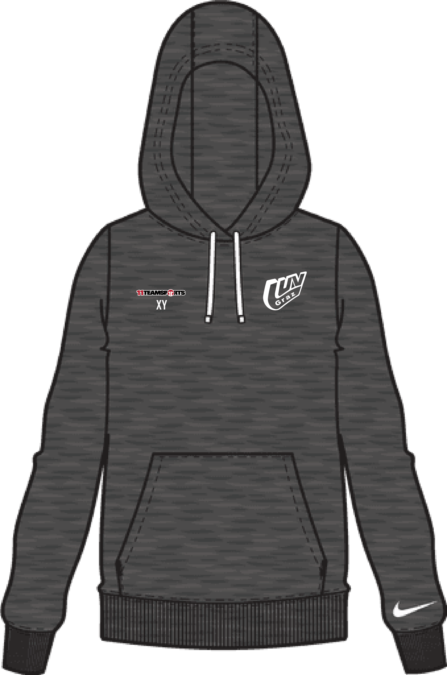 NIKE Park 26 Hoody Damen Grau LUV Graz