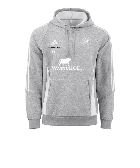 adidas Tiro 24 Hoody Grau Weiss Union Haag