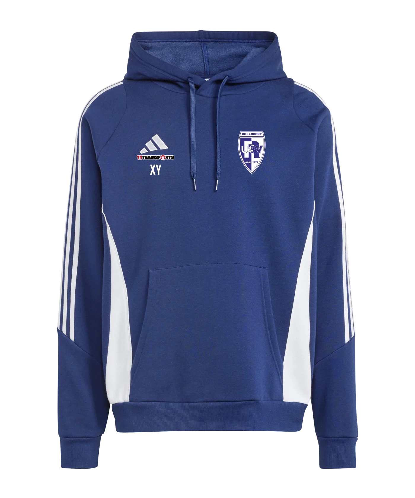 ADIDAS Tiro 24 Hoody Blau Weiss USV Rollsdorf