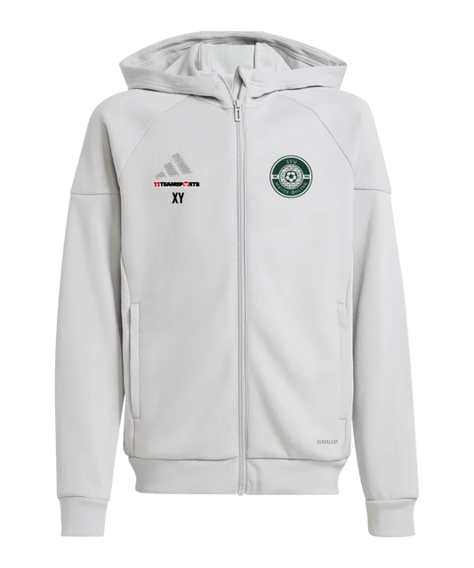 ADIDAS Tiro 25 Travel Kapuzenjacke Kids Grau SVU Mauer-Öhling