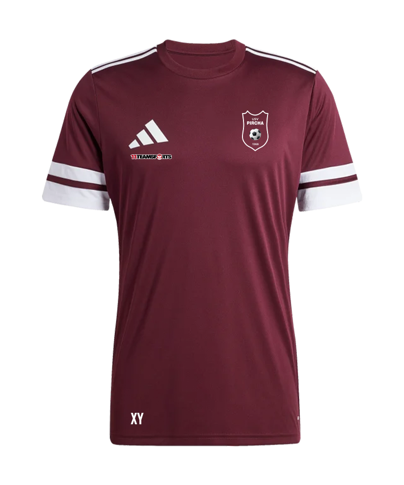 adidas Squadra 25 Trikot Dunkelrot USV Pircha
