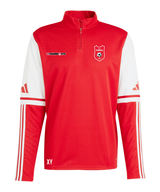 ADIDAS Squadra 25 HalfZip Sweatshirt Rot USV Pircha