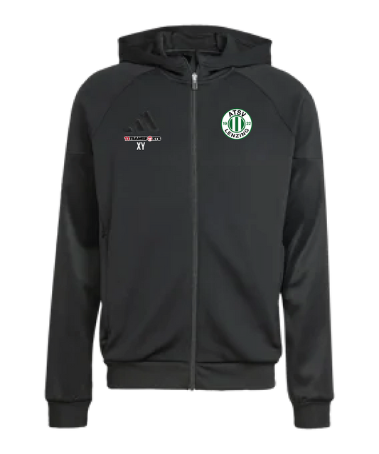 ADIDAS Tiro 25 Travel Kapuzenjacke Kids Schwarz ATSV Lenzing
