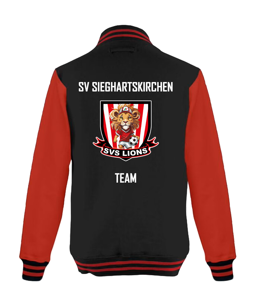 College Jacke Schwarz Kids SV Sieghartskirchen