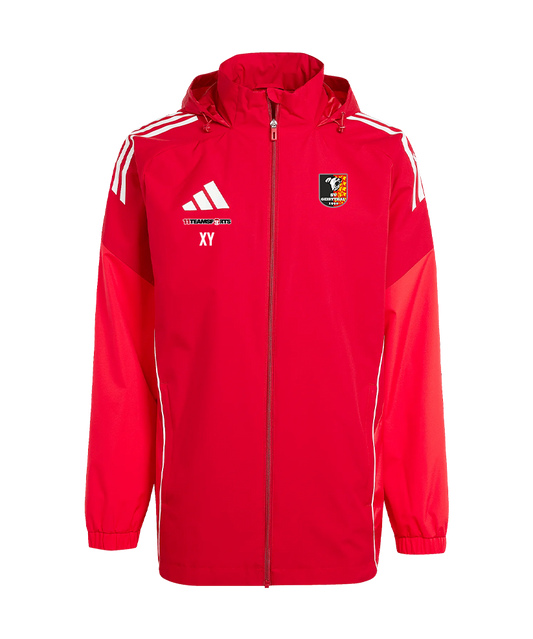 Adidas Tiro 25 Competition Regenjacke Rot SV Geistthal