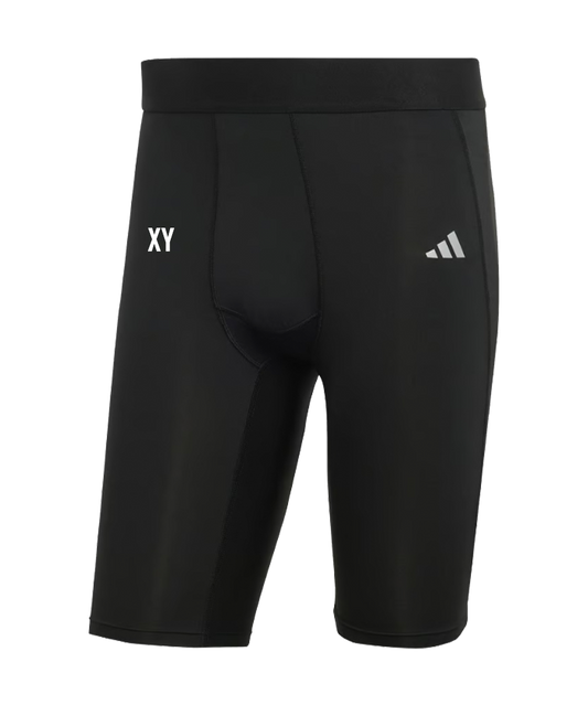 adidas Techfit Tight Short Schwarz Union Haag