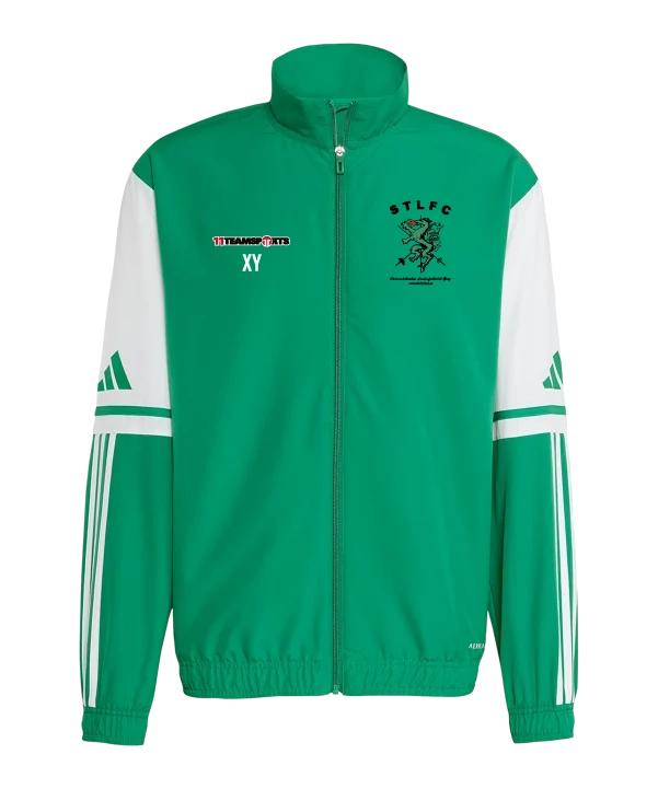 ADIDAS Squadra 25 Präsentationsjacke Grün Landesfechtclub Graz