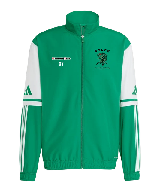 ADIDAS Squadra 25 Präsentationsjacke Grün Landesfechtclub Graz