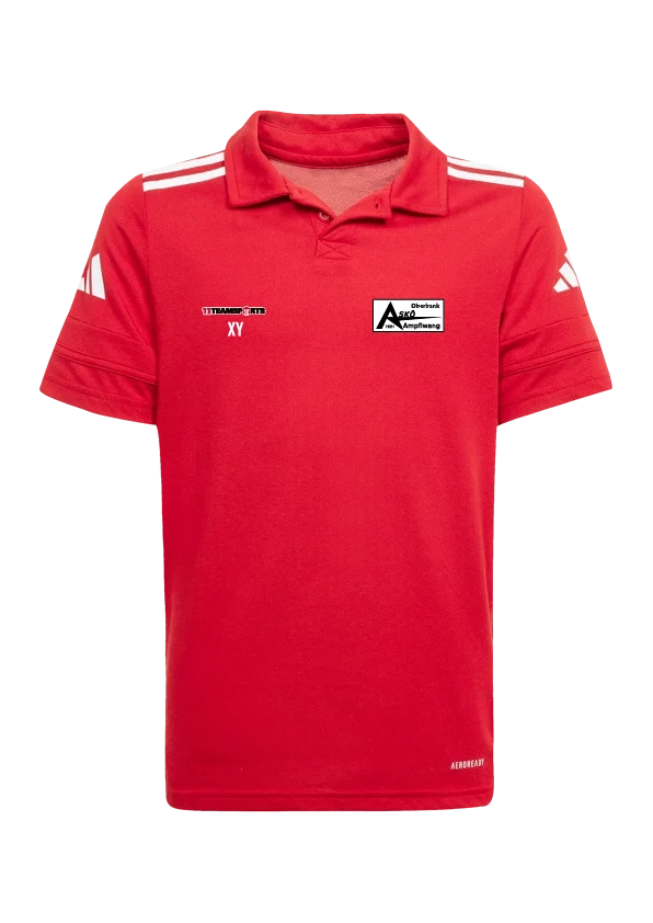 adidas Squadra 25 Polo Kids Rot ASKÖ Ampflwang