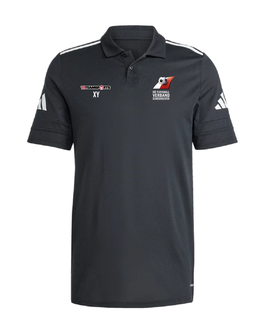 ADIDAS Squadra 25 Competition Polo Schwarz Schiedsrichter
