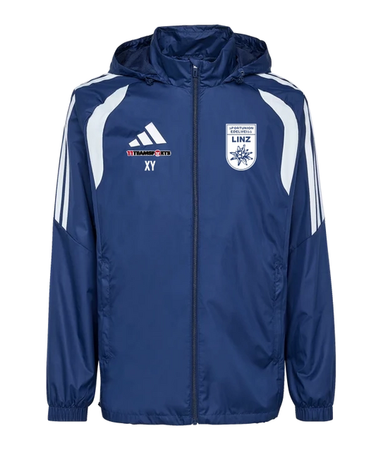 ADIDAS Tiro 26 Wind Jacke Kids Blau Union Edelweiß Linz