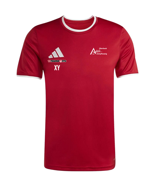 adidas Entrada 26 Trikot Kids Rot ASKÖ Ampflwang