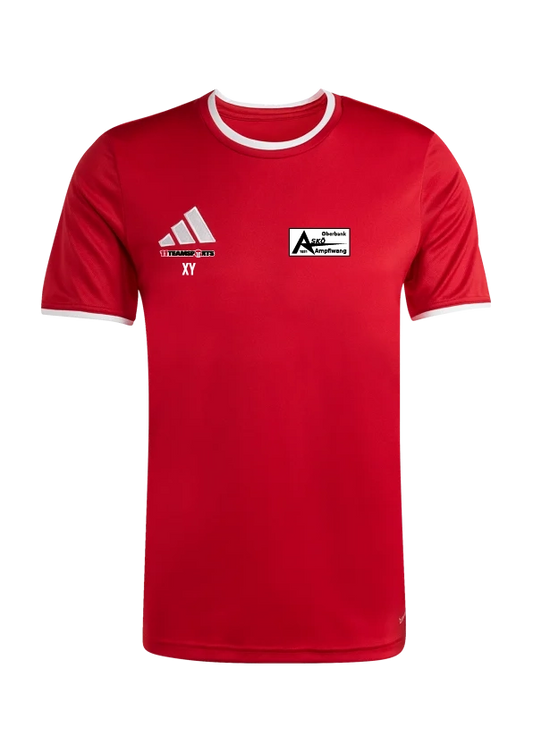 adidas Entrada 26 Trikot Rot ASKÖ Ampflwang