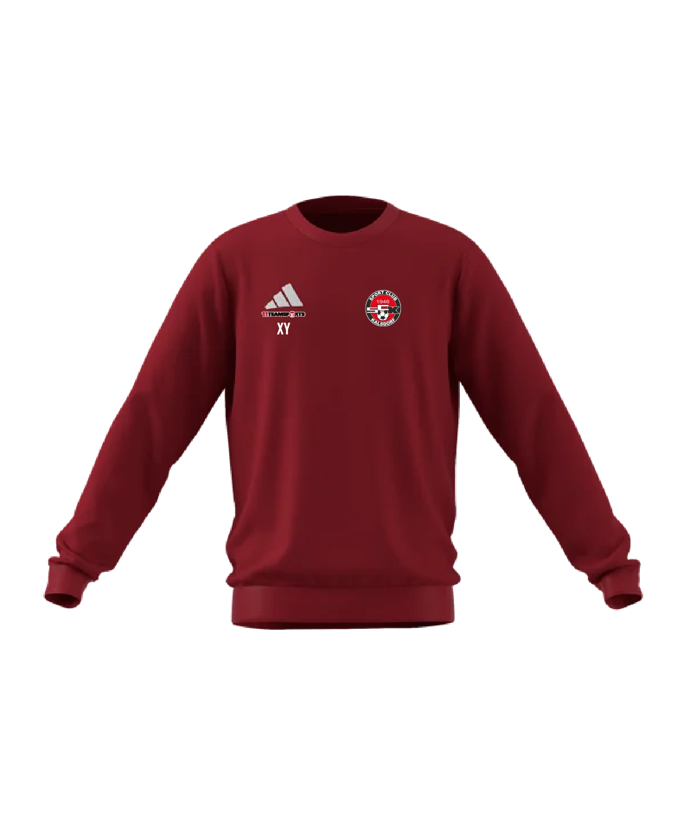 ADIDAS Entrada 26 Sweatshirt Kids Rot SC Kalsdorf