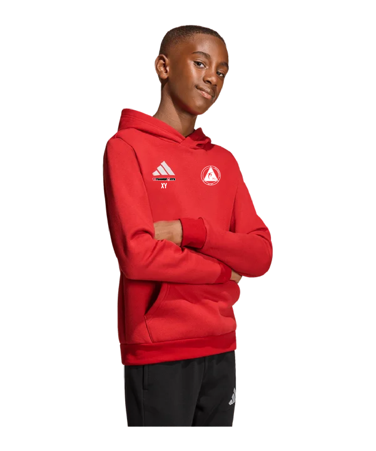 ADIDAS Entrada 26 Hoody Kids Rot Union Meggenhofen