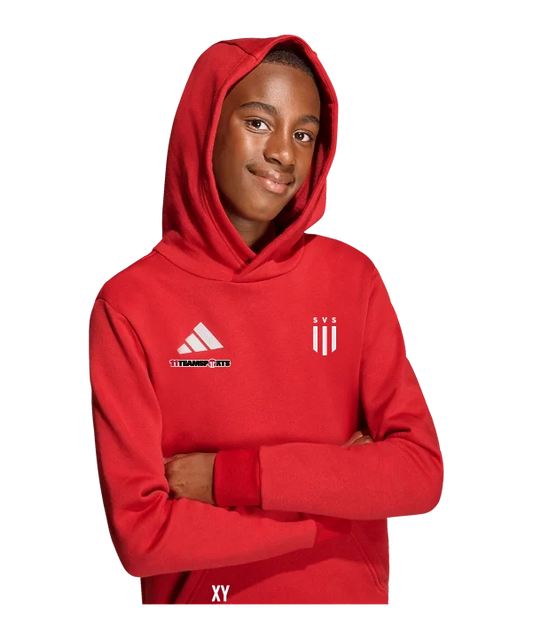 ADIDAS Entrada 26 Hoody Kids Rot SV Scharnstein