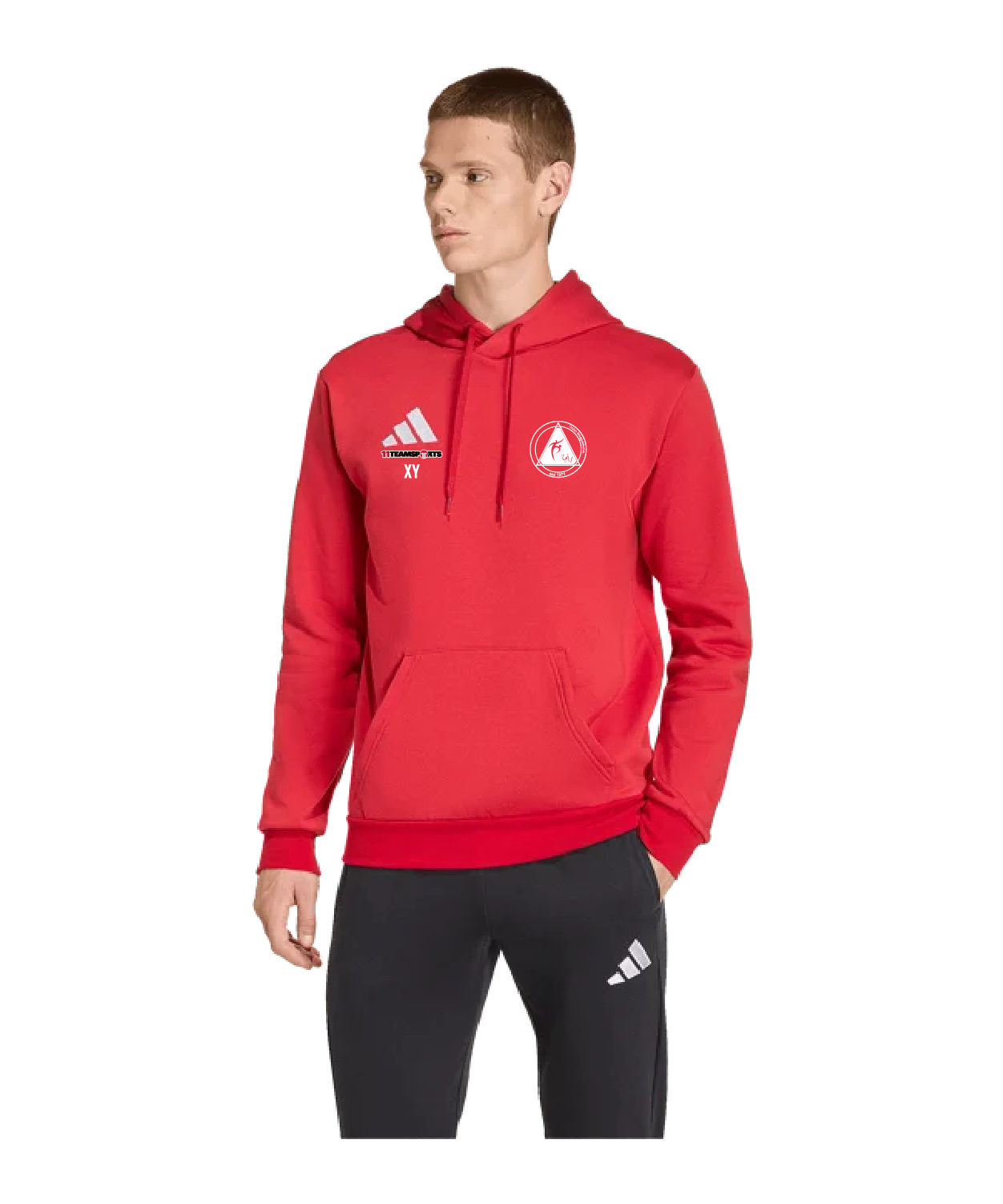 ADIDAS Entrada 26 Hoody Rot Union Meggenhofen