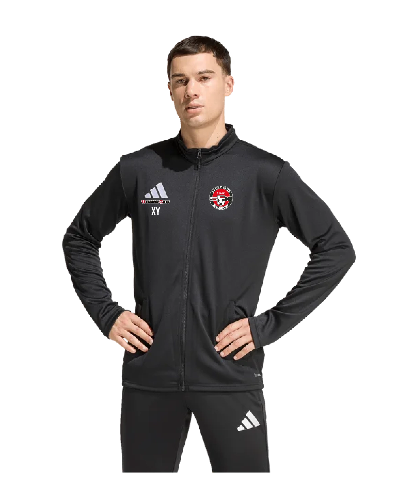 ADIDAS Entrada 26 Trainingsjacke Schwarz SC Kalsdorf