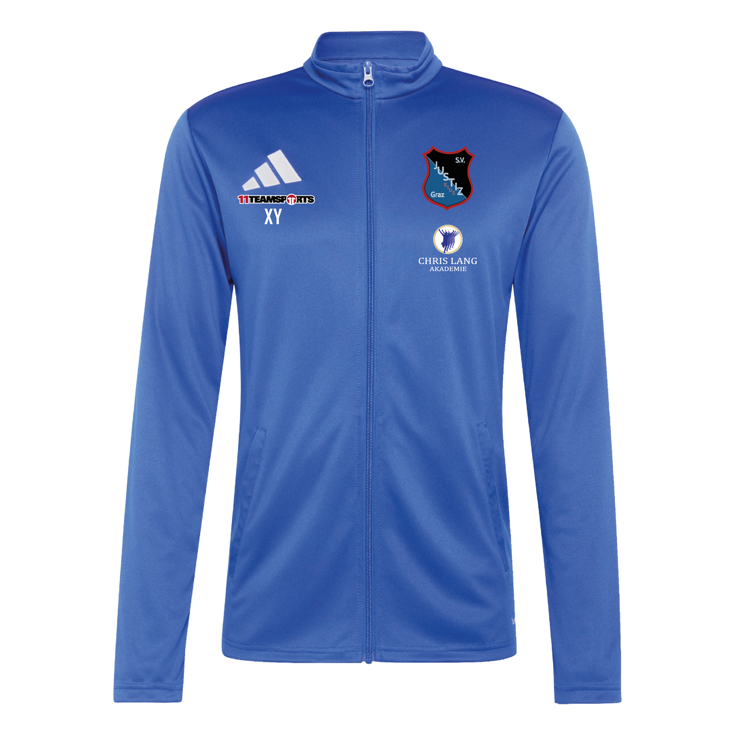 ADIDAS Entrada 26 Trainingsjacke Blau SV Justiz Kids