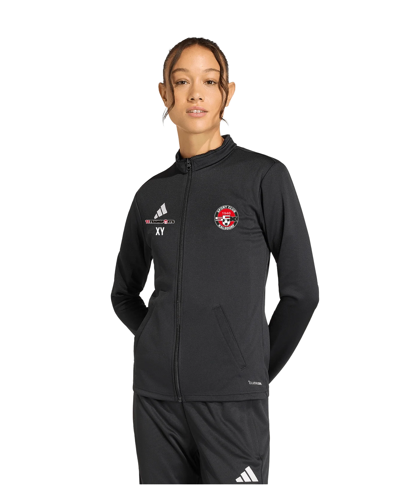 ADIDAS Entrada 26 Trainingsjacke Damen Schwarz SC Kalsdorf