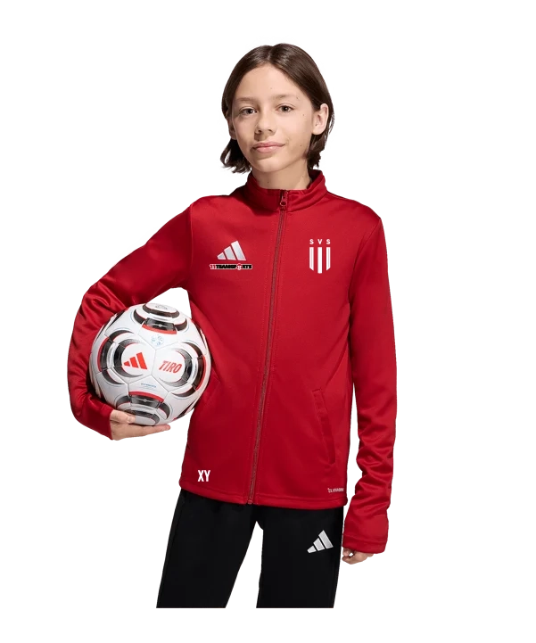 ADIDAS Entrada 26 TK Trainingsjacke Kids Rot SV Scharnstein