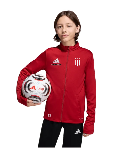 ADIDAS Entrada 26 TK Trainingsjacke Kids Rot SV Scharnstein