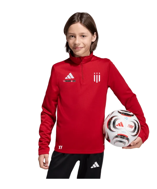 ADIDAS Entrada 26 Training Top Half-Zip Kids Rot SV Scharnstein