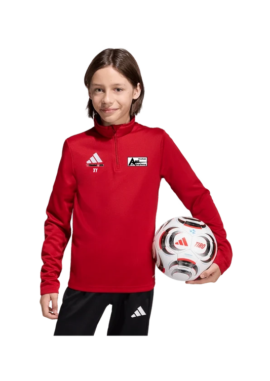 adidas Entrada 26 Training Sweatshirt Kids Rot ASKÖ Ampflwang