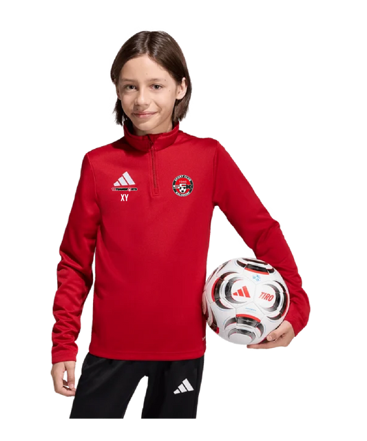 ADIDAS Entrada 26 Training Sweatshirt Kids Rot SC Kalsdorf