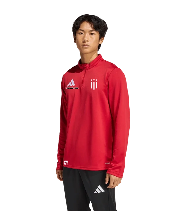 ADIDAS Entrada 26 HalfZip Sweatshirt Rot SV Scharnstein