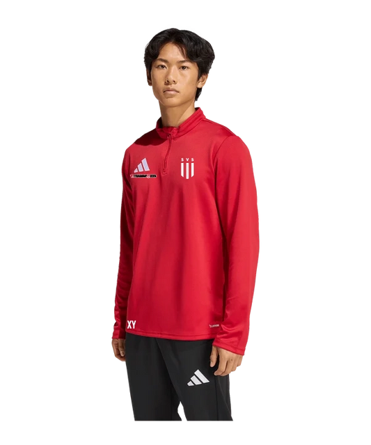 ADIDAS Entrada 26 HalfZip Sweatshirt Rot SV Scharnstein