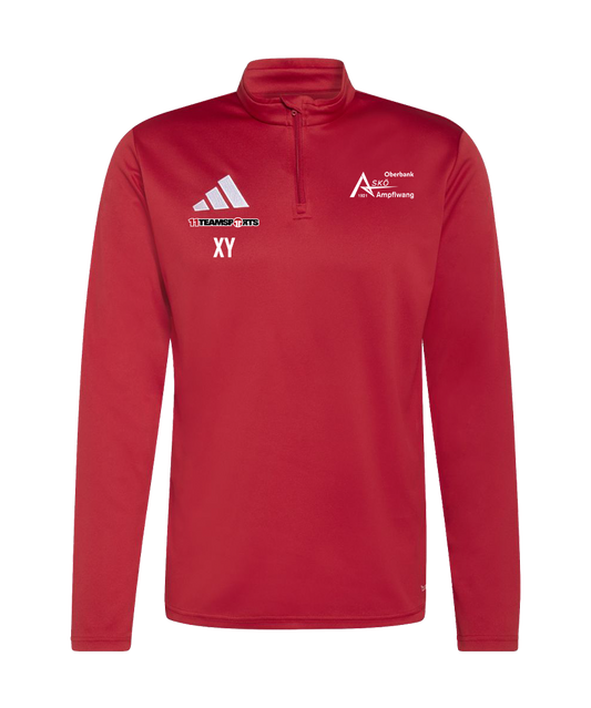 adidas Entrada 26 Training Sweatshirt Kids Rot ASKÖ Ampflwang