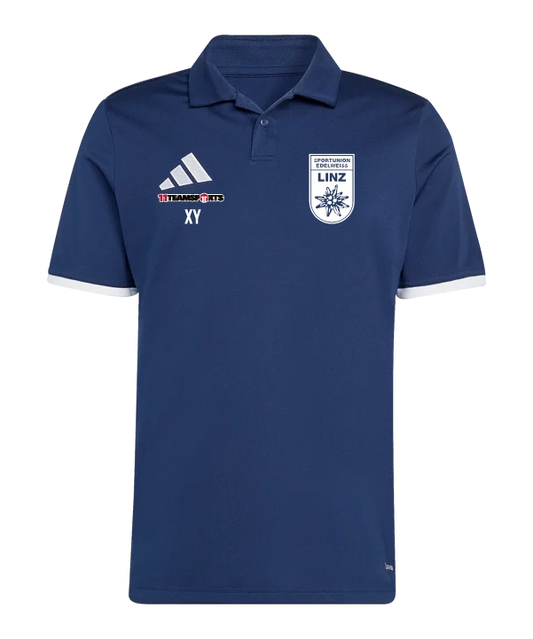 ADIDAS Entrada 26 Poloshirt Blau Union Edelweiß Linz