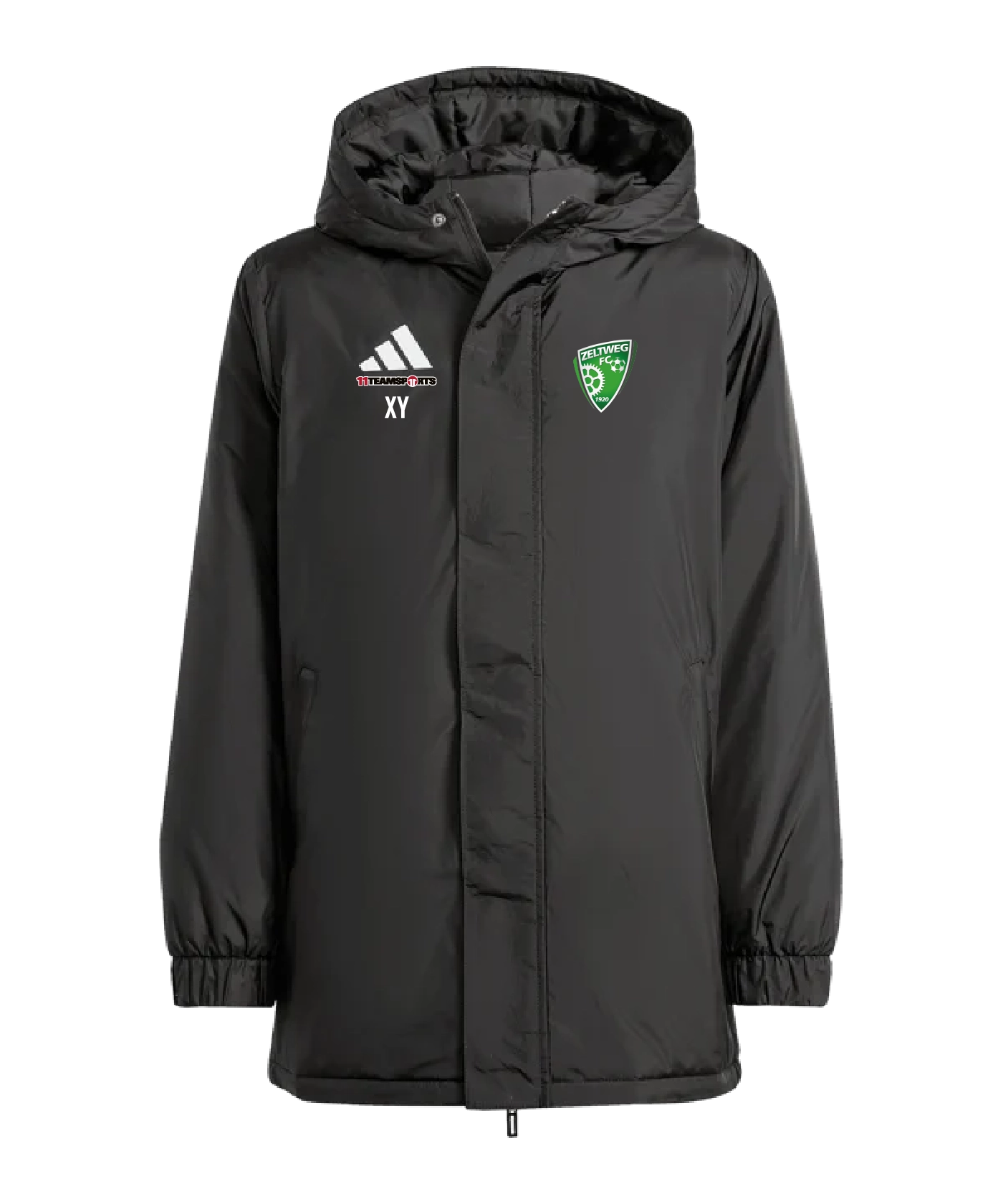 ADIDAS Entrada 26 Winterjacke Kids Schwarz FC Zeltweg