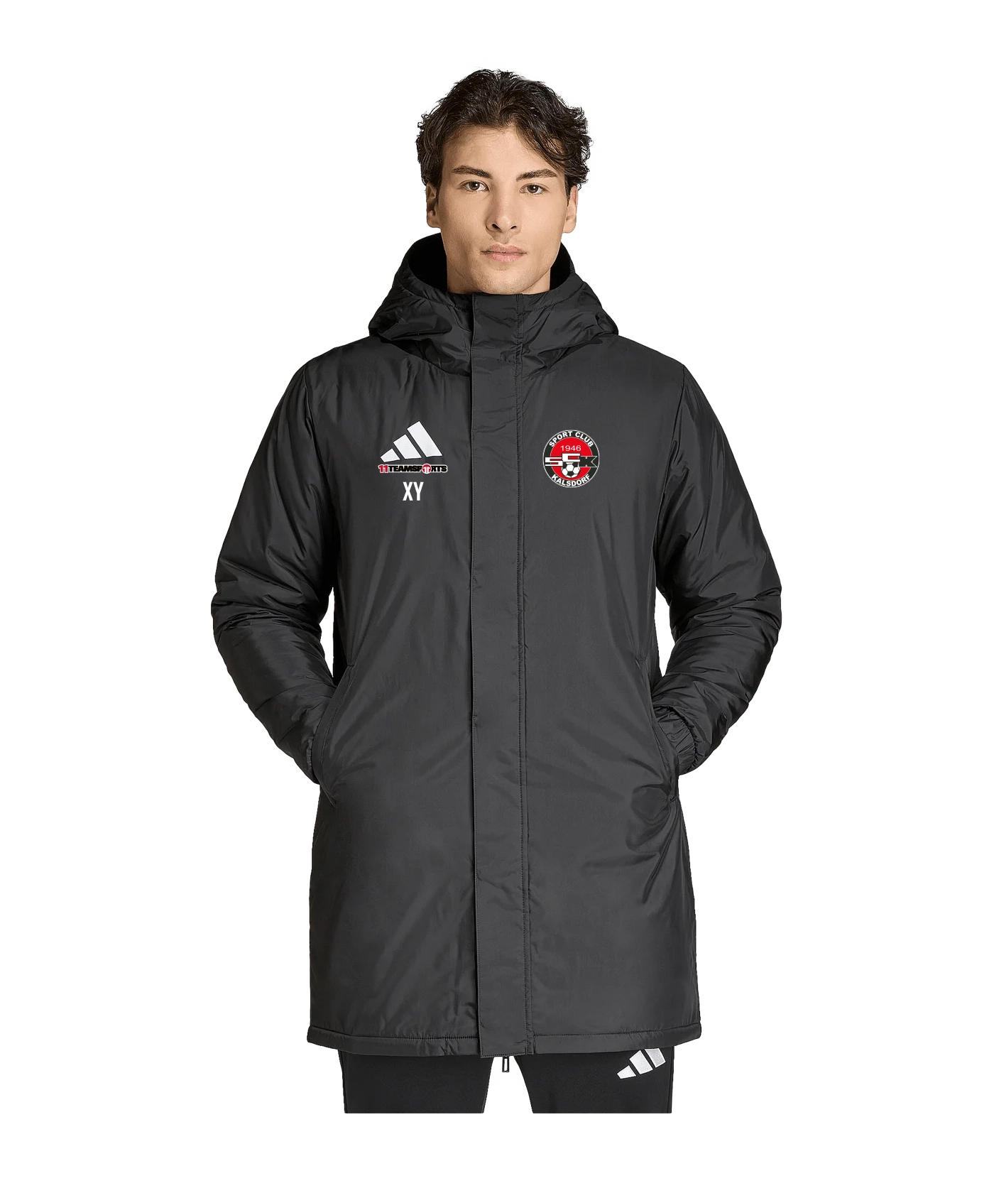 ADIDAS Entrada 26 Winterjacke Schwarz SC Kalsdorf