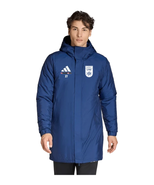 ADIDAS Entrada 26 Stadium Jacke Blau Union Edelweiß Linz