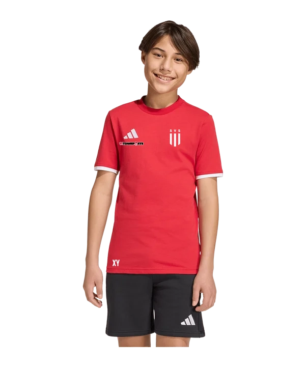 ADIDAS Entrada 26 T Shirt Kids Rot SV Scharnstein