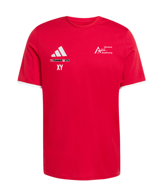 adidas Entrada 26 T-Shirt Kids Rot ASKÖ Ampflwang