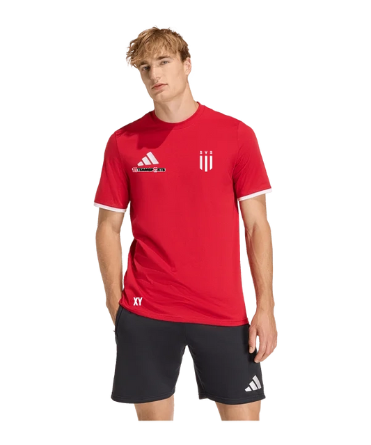 ADIDAS Entrada 26 T Shirt Rot SV Scharnstein