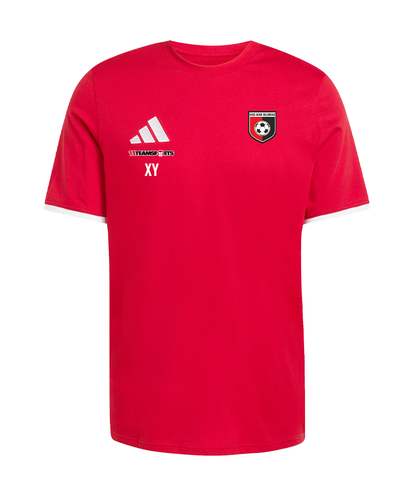 adidas Entrada 26 T-Shirt Rot USC Bad Blumau