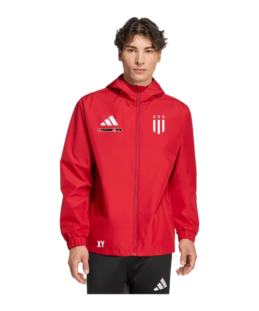 ADIDAS Entrada 26 Allwetterjacke Rot SV Scharnstein