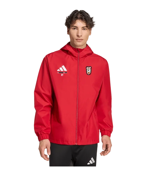 ADIDAS Entrada 26 Jacke Rot SG Redlschlag