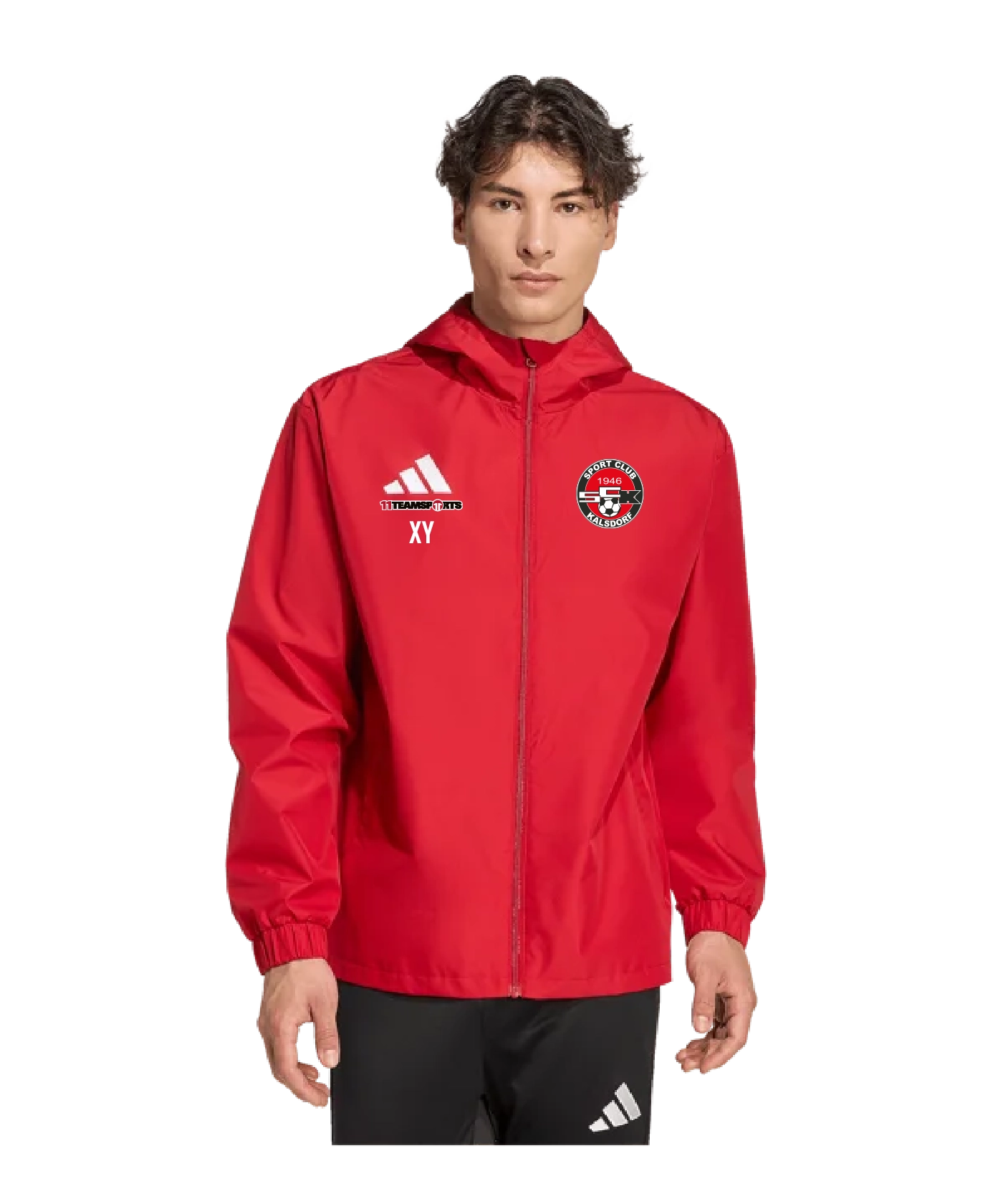ADIDAS Entrada 26 Jacke Rot SC Kalsdorf