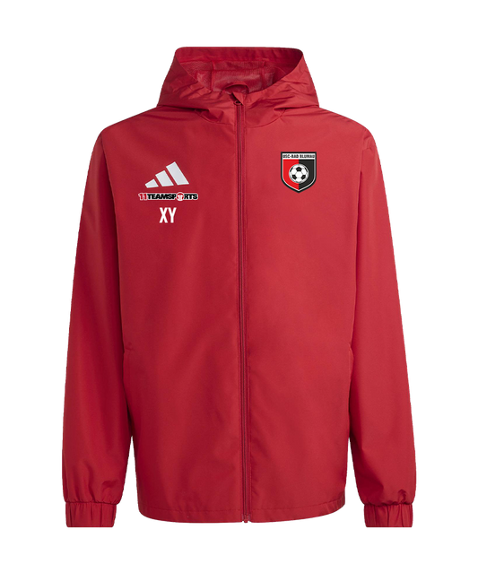 adidas Entrada 26 Jacke Rot USC Bad Blumau
