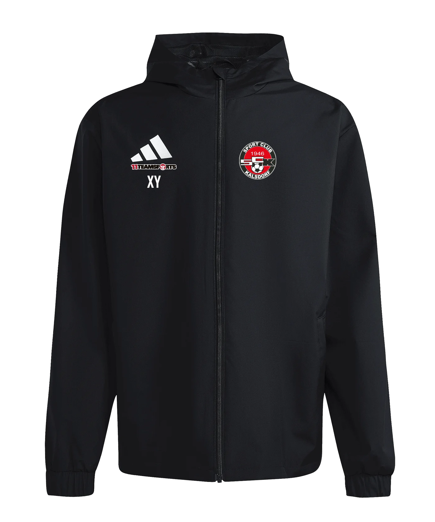 ADIDAS Entrada 26 Regenjacke Schwarz SC Kalsdorf