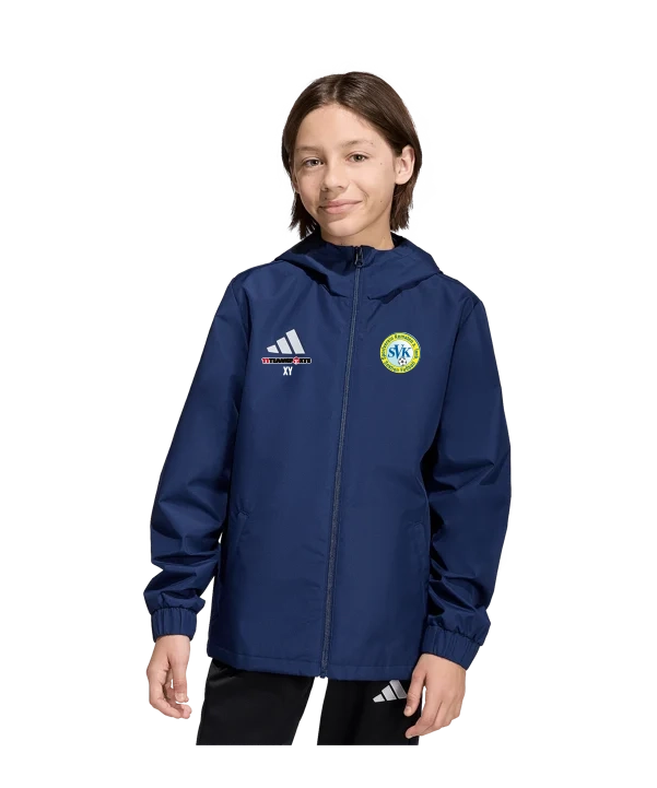 ADIDAS Entrada 26 Allwetterjacke Kids Blau SV Kematen am Innbach