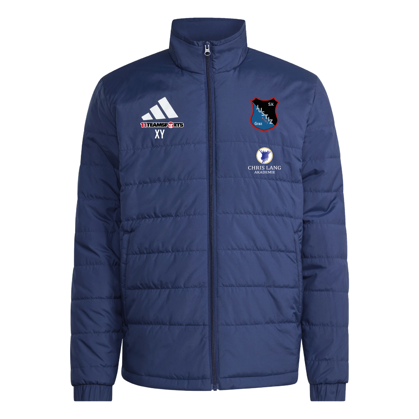 ADIDAS Entrada 26 Winterjacke Blau SV Justiz Kids